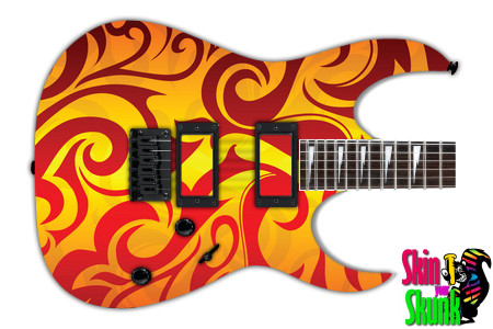  Guitar Skin Hotrod Tribal 
