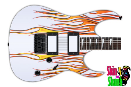  Guitar Skin Hotrod White Right 