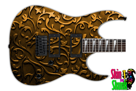  Guitar Skin Metalshop Mixed Golden 
