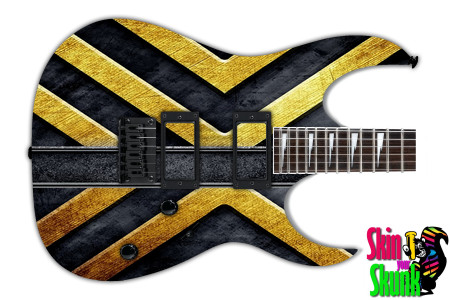  Guitar Skin Metalshop Mixed Warning 