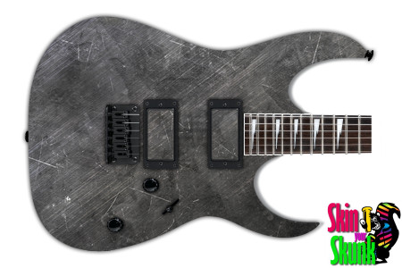  Guitar Skin Metalshop Ornate Caution 