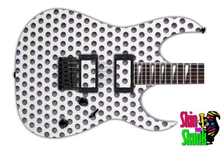  Guitar Skin Metalshop Ornate Puncture 
