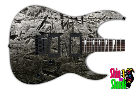  Guitar Skin Metalshop Ornate Scratch 