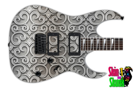  Guitar Skin Metalshop Ornate Wave 