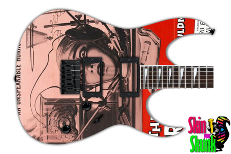  Guitar Skin Movies Horror Brain 