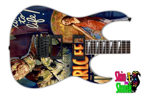  Guitar Skin Movies Horror Mummy 