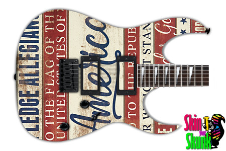  Guitar Skin Americana America 