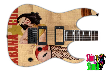  Guitar Skin Americana Cuba 