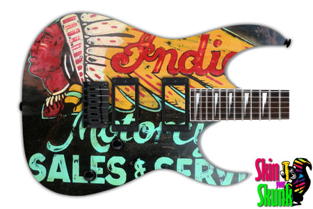  Guitar Skin Americana Indian 