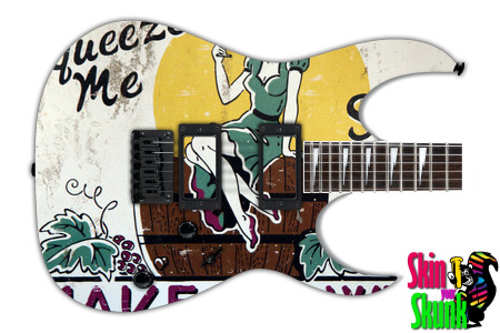  Guitar Skin Americana Wine 
