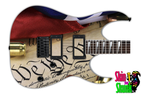  Guitar Skin Freedom Godguns 