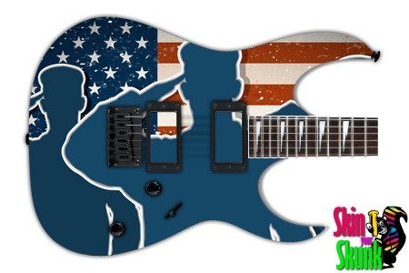  Guitar Skin Freedom Salute 