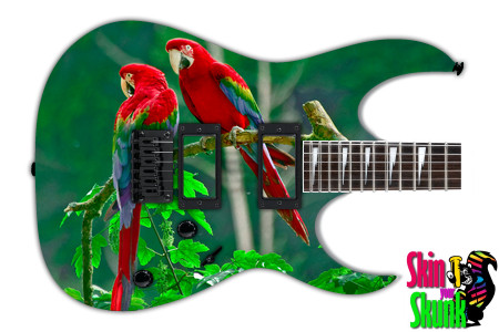  Guitar Skin Animals Colors 