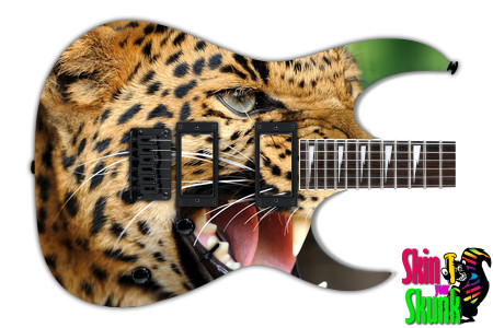  Guitar Skin Animals Fangs 