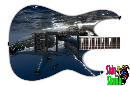  Guitar Skin Animals Whale 