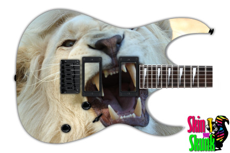  Guitar Skin Animals White 