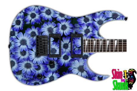  Guitar Skin Flowers Aster 
