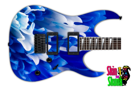  Guitar Skin Flowers Close 