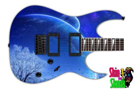  Guitar Skin Space Ice 