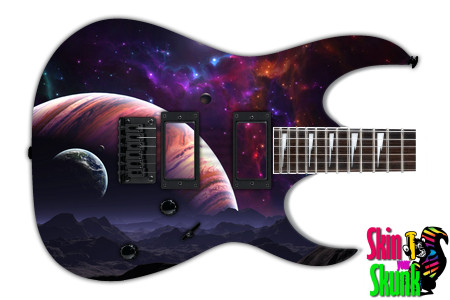  Guitar Skin Space Landscape 