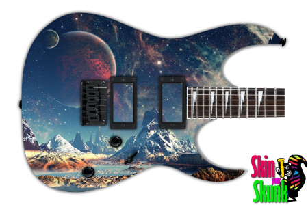  Guitar Skin Space Mountains 