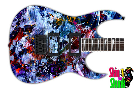  Guitar Skin Paint1 Ocean 