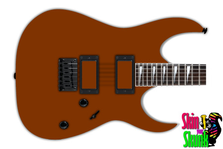  Guitar Skin Paintjob Dark Orange 