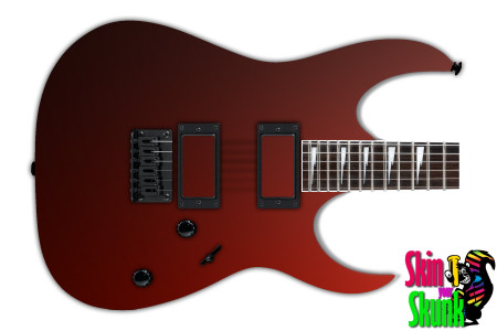  Guitar Skin Paintjob Gradient Darkred 