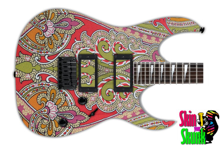  Guitar Skin Paisley Stock 