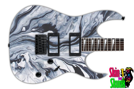  Guitar Skin Swirl Bw 
