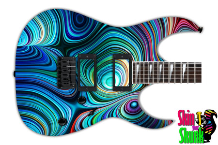  Guitar Skin Swirl Hills 