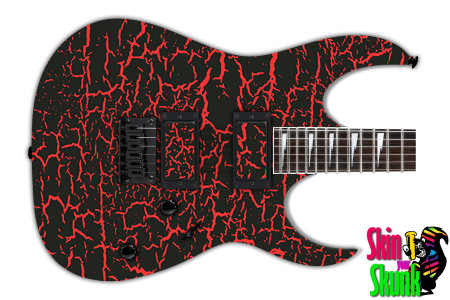  Guitar Skin Relic Lava 