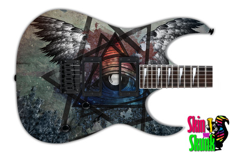  Guitar Skin Conspiracy Eyes 