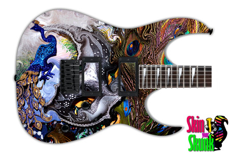  Guitar Skin Radical Peacock 
