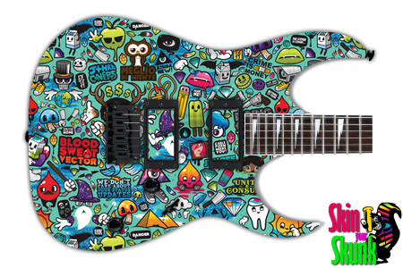  Guitar Skin Radical Pop 