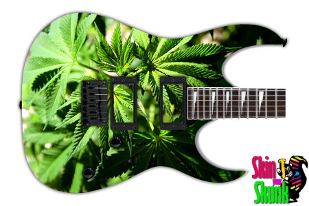  Guitar Skin Rasta Plant 