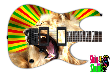  Guitar Skin Rasta Rawr 