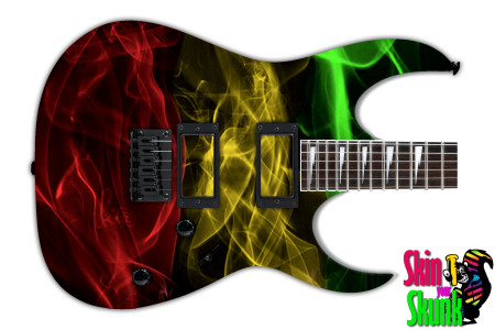  Guitar Skin Rasta Smoke 
