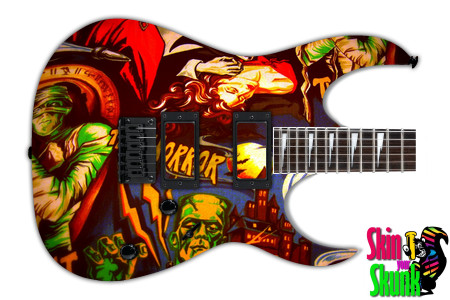  Guitar Skin Heavymetal Horror 