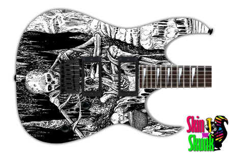  Guitar Skin Heavymetal Study 