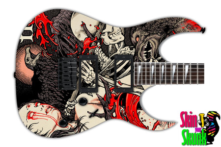  Guitar Skin Rockart Blood 