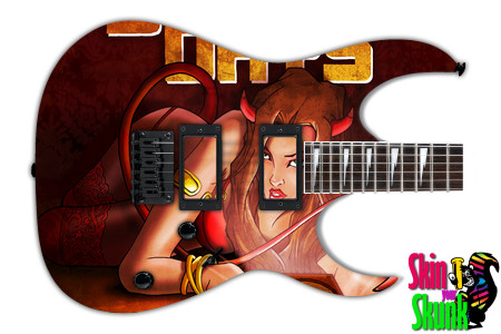  Guitar Skin Rockart Horns 