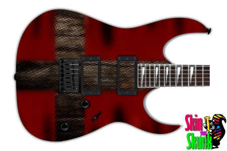  Guitar Skin Rockstar Diamond Cross 