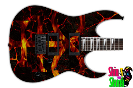  Guitar Skin Rockstar Diamond Sulfur 