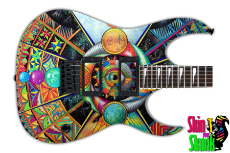  Guitar Skin Rockstar Page Psychedelic 