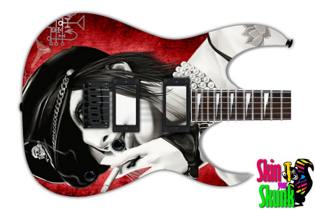  Guitar Skin Rockstar Pistols Chick 