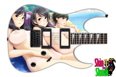  Guitar Skin Anime Triplets 
