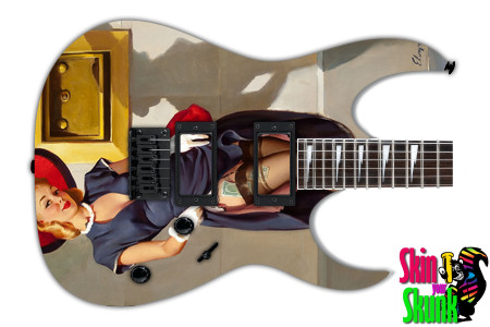  Guitar Skin Pinup Bank 