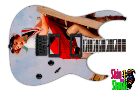  Guitar Skin Pinup Boat 