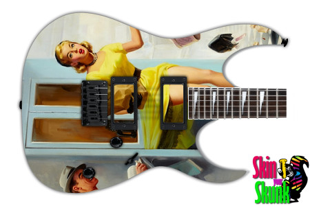  Guitar Skin Pinup Phone 